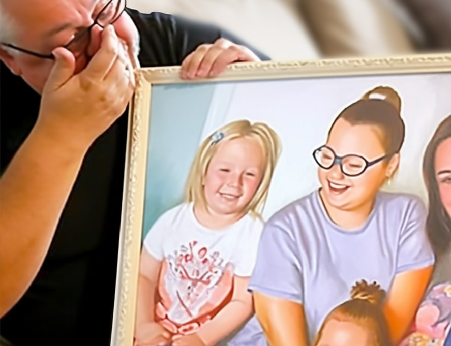 Overrask familien din med et spesialbestilt maleri